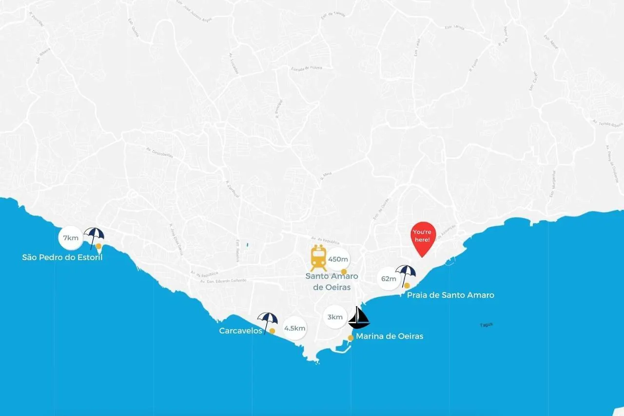 Santo Amaro Beach Family Stays Oeiras 0*,